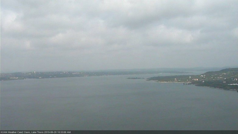 Lake Travis webcam, June 20, 2019 9:35 AM CT