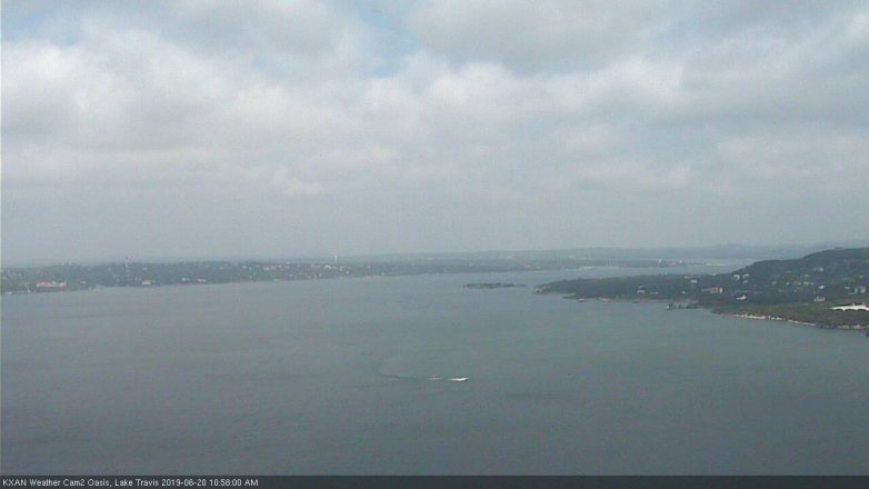 Lake Travis webcam, June 20, 2019 10:00 AM CT