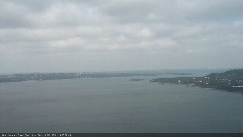 Lake Travis webcam, June 20, 2019 10:05 AM CT