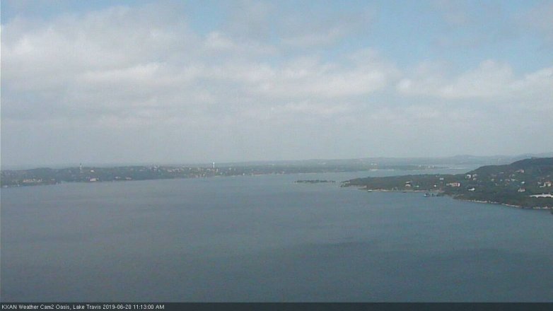 Lake Travis webcam, June 20, 2019 10:15 AM CT