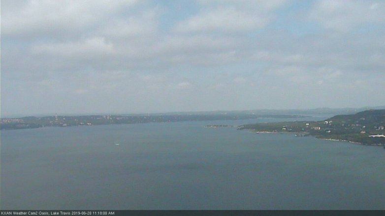 Lake Travis webcam, June 20, 2019 10:20 AM CT
