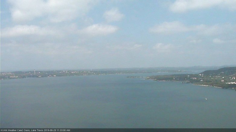 Lake Travis webcam, June 20, 2019 10:35 AM CT