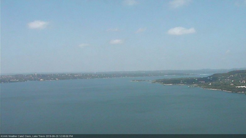 Lake Travis webcam, June 20, 2019 11:10 AM CT