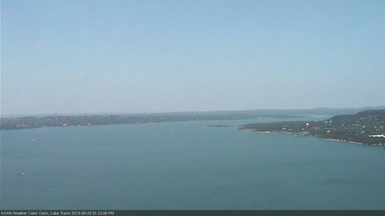 Lake Travis webcam, June 20, 2019 12:25 PM CT