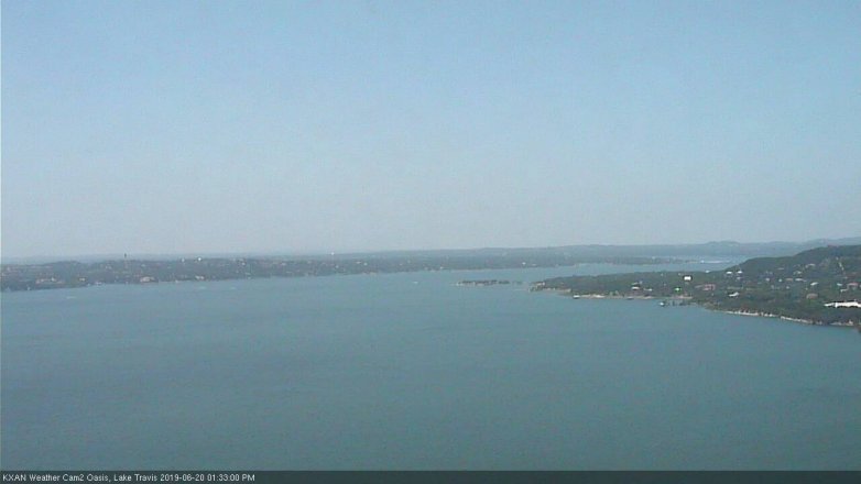 Lake Travis webcam, June 20, 2019 12:35 PM CT