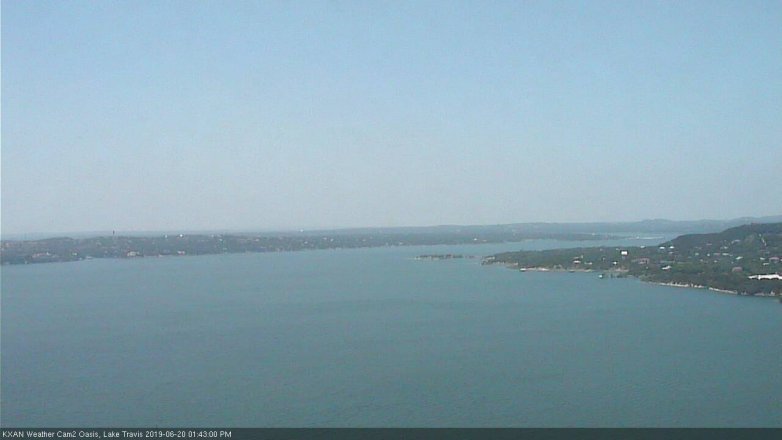 Lake Travis webcam, June 20, 2019 12:45 PM CT