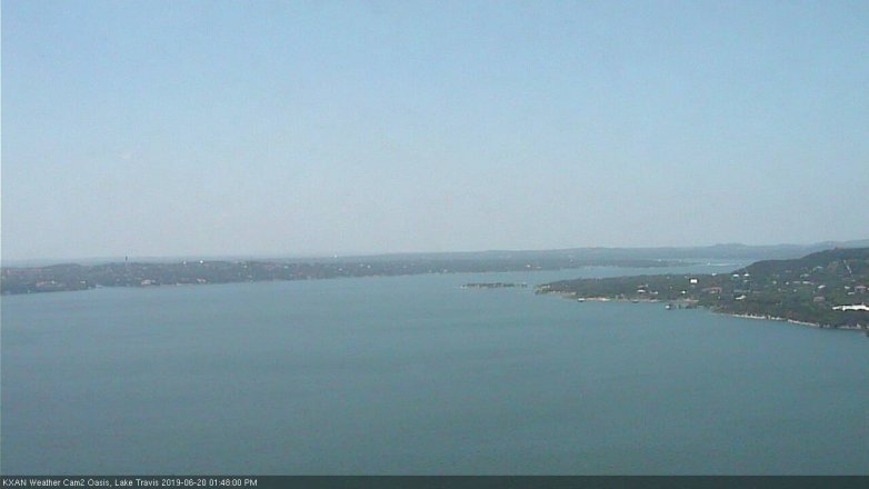 Lake Travis webcam, June 20, 2019 12:50 PM CT