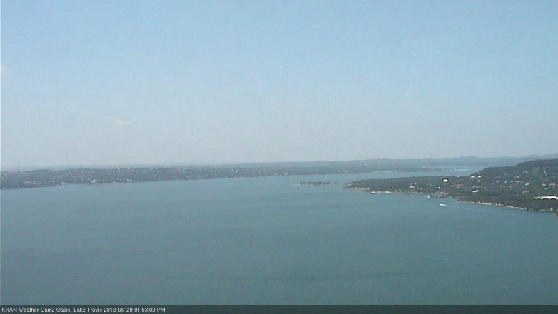 Lake Travis webcam, June 20, 2019 12:55 PM CT