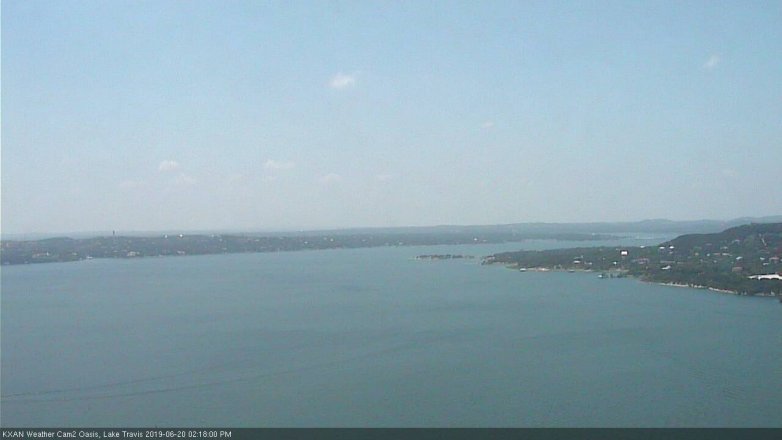 Lake Travis webcam, June 20, 2019 1:20 PM CT