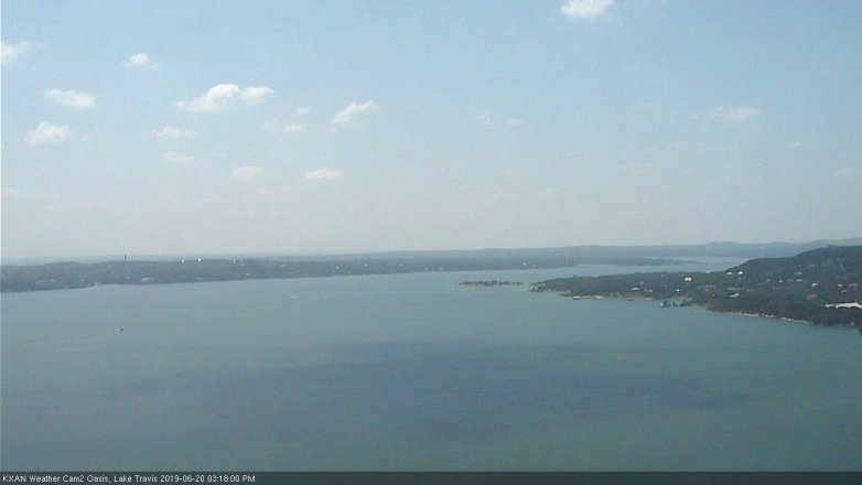 Lake Travis webcam, June 20, 2019 2:20 PM CT