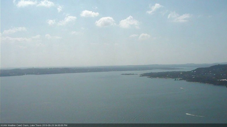 Lake Travis webcam, June 20, 2019 3:10 PM CT