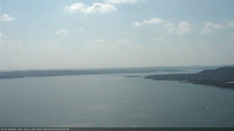 Lake Travis webcam, June 20, 2019 3:45 PM CT