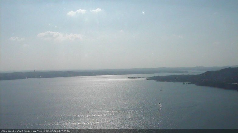 Lake Travis webcam, June 20, 2019 4:30 PM CT