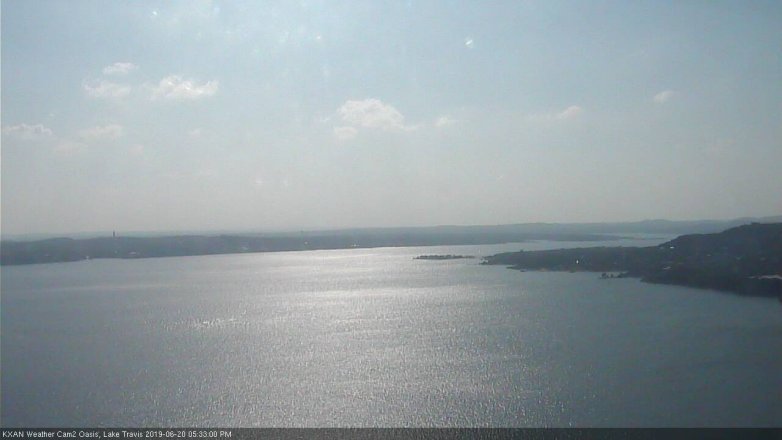 Lake Travis webcam, June 20, 2019 4:35 PM CT