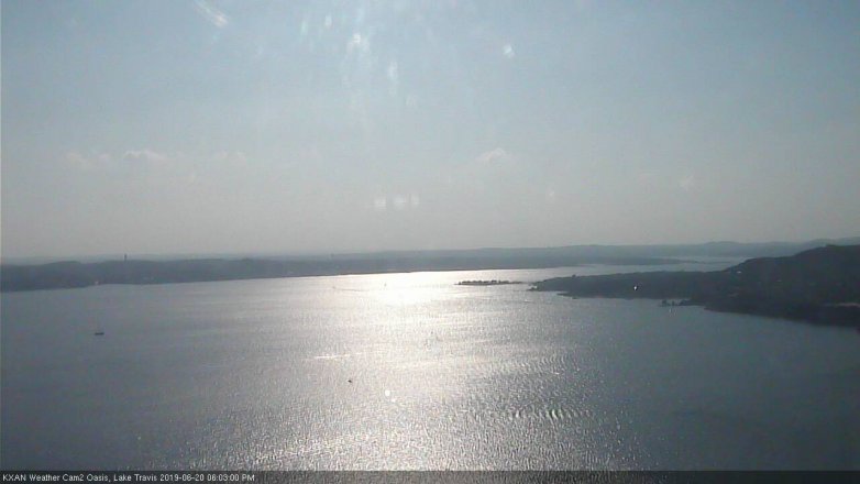 Lake Travis webcam, June 20, 2019 5:05 PM CT