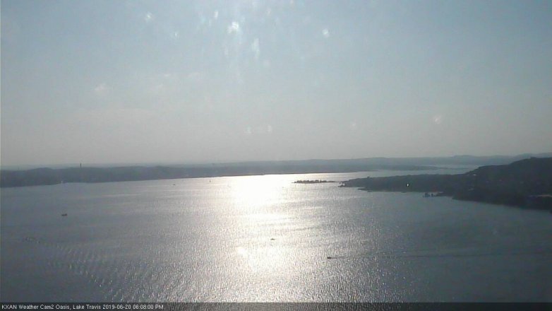 Lake Travis webcam, June 20, 2019 5:10 PM CT