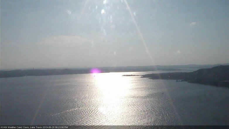 Lake Travis webcam, June 20, 2019 5:25 PM CT