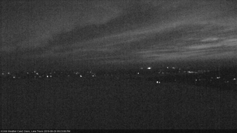 Lake Travis webcam, June 20, 2019 8:25 PM CT