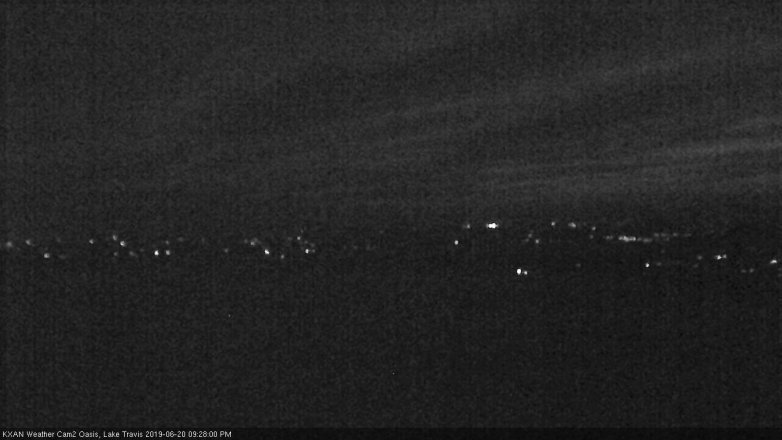 Lake Travis webcam, June 20, 2019 8:30 PM CT