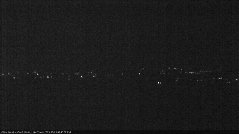 Lake Travis webcam, June 20, 2019 8:45 PM CT