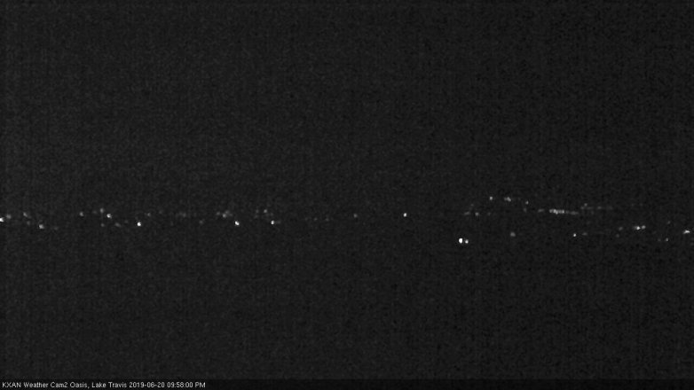 Lake Travis webcam, June 20, 2019 9:00 PM CT