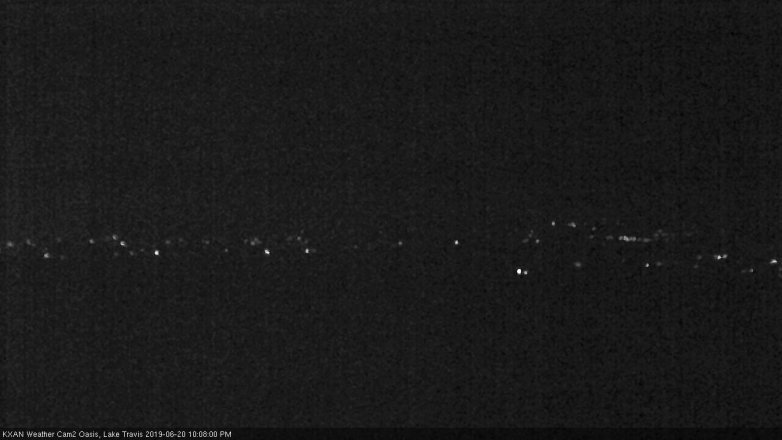 Lake Travis webcam, June 20, 2019 9:10 PM CT