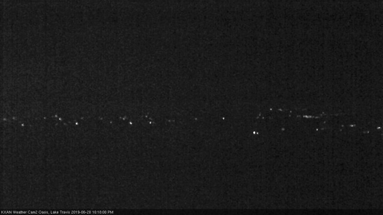 Lake Travis webcam, June 20, 2019 9:20 PM CT