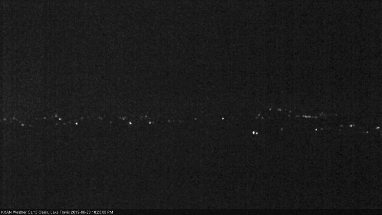 Lake Travis webcam, June 20, 2019 9:25 PM CT