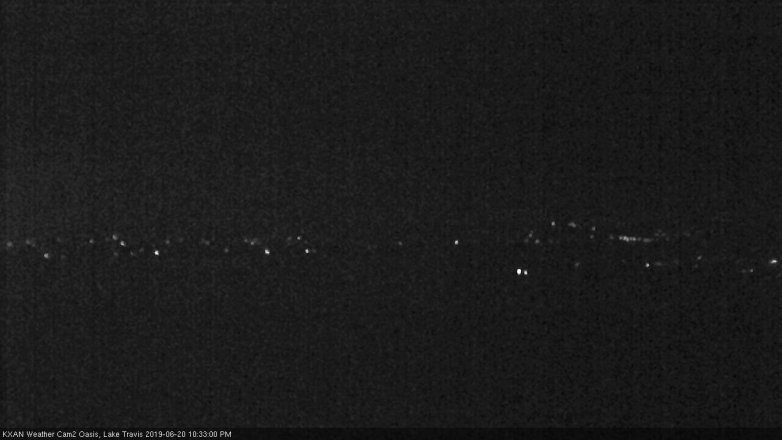 Lake Travis webcam, June 20, 2019 9:35 PM CT