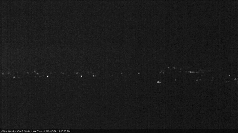 Lake Travis webcam, June 20, 2019 9:40 PM CT
