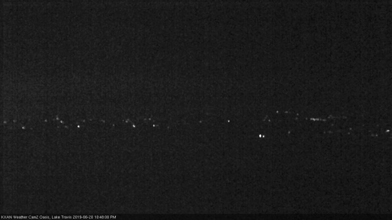 Lake Travis webcam, June 20, 2019 9:50 PM CT