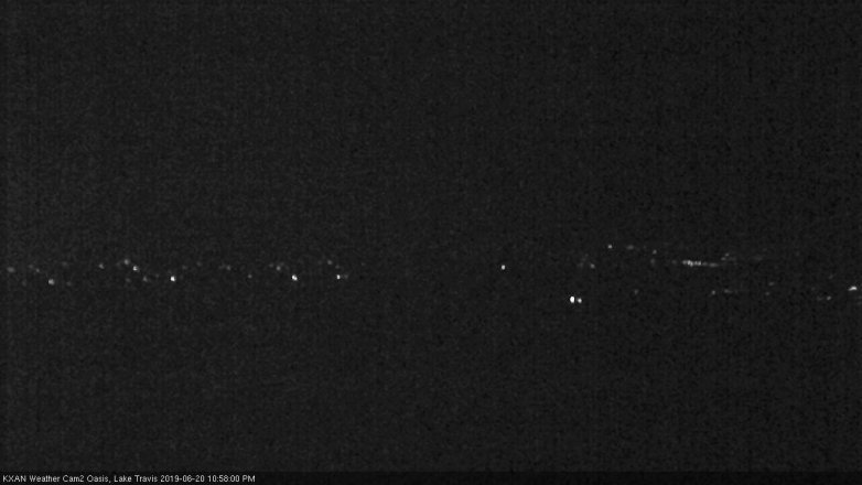 Lake Travis webcam, June 20, 2019 10:00 PM CT