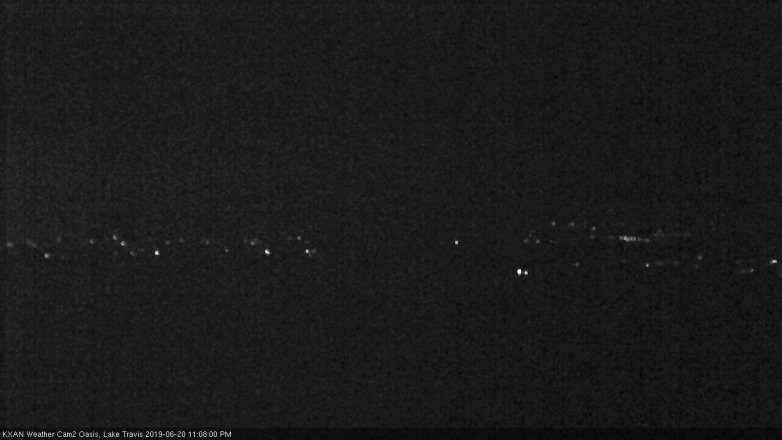 Lake Travis webcam, June 20, 2019 10:10 PM CT