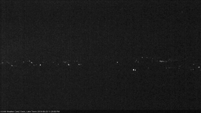 Lake Travis webcam, June 20, 2019 10:30 PM CT