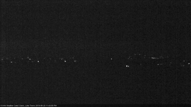 Lake Travis webcam, June 20, 2019 10:45 PM CT