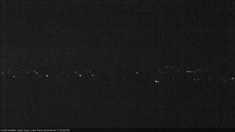 Lake Travis webcam, June 20, 2019 10:55 PM CT