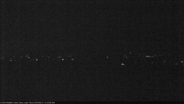Lake Travis webcam, June 20, 2019 11:25 PM CT