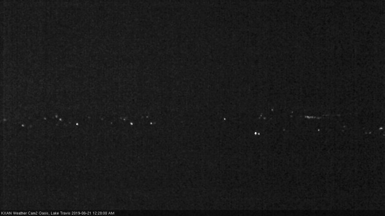 Lake Travis webcam, June 20, 2019 11:30 PM CT