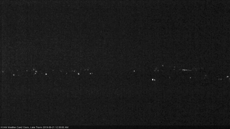 Lake Travis webcam, June 20, 2019 11:40 PM CT