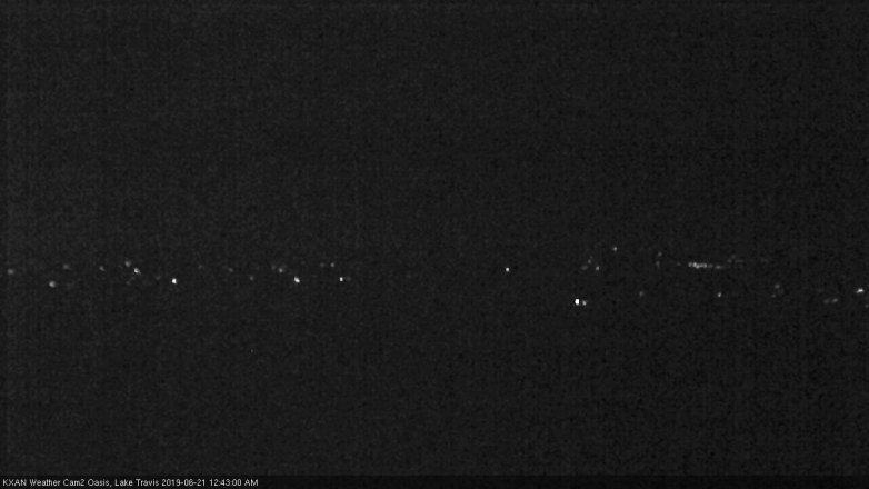 Lake Travis webcam, June 20, 2019 11:45 PM CT