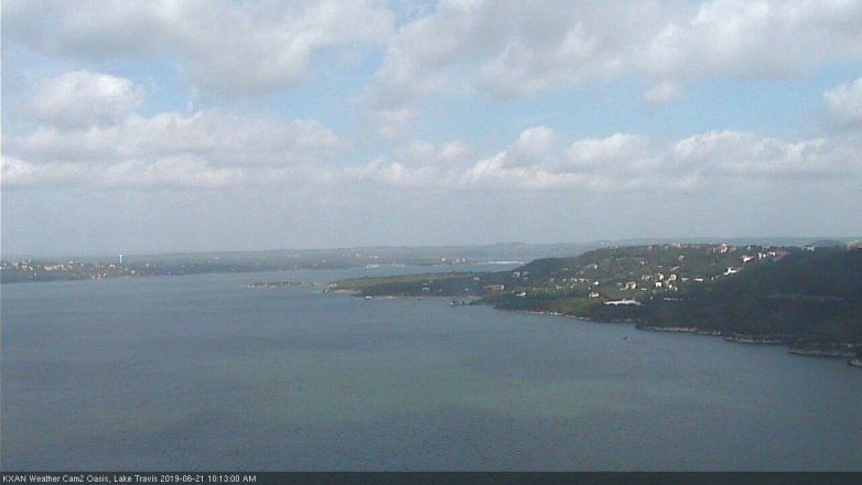 Lake Travis webcam, June 21, 2019 9:15 AM CT