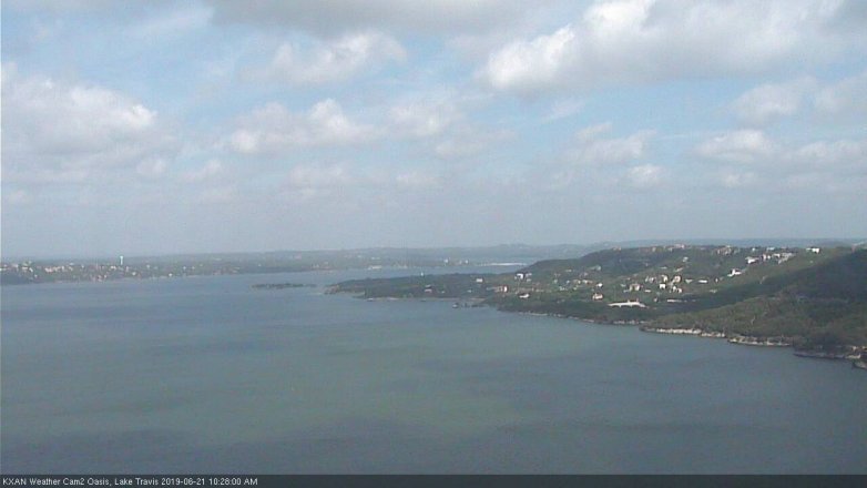 Lake Travis webcam, June 21, 2019 9:30 AM CT
