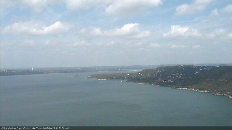 Lake Travis webcam, June 21, 2019 10:25 AM CT