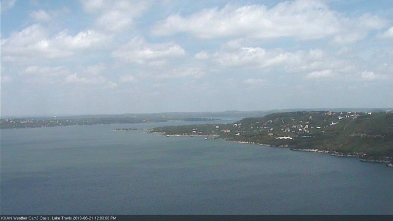 Lake Travis webcam, June 21, 2019 11:05 AM CT