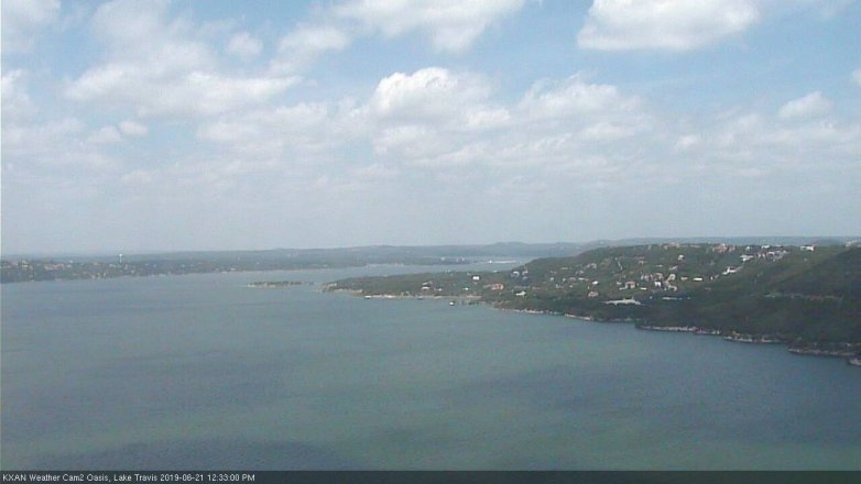 Lake Travis webcam, June 21, 2019 11:35 AM CT