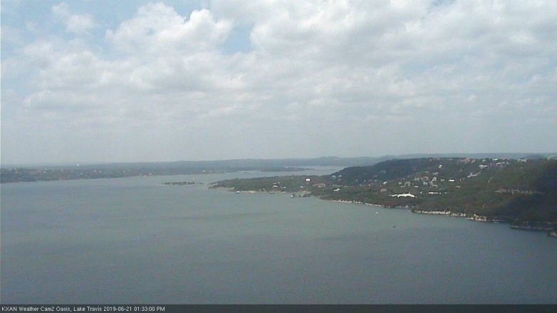 Lake Travis webcam, June 21, 2019 12:35 PM CT