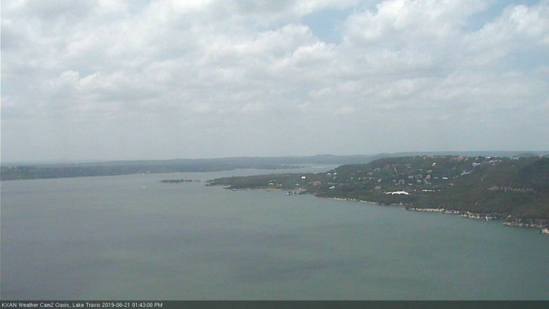Lake Travis webcam, June 21, 2019 12:45 PM CT