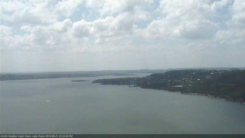 Lake Travis webcam, June 21, 2019 2:35 PM CT