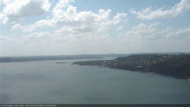 Lake Travis webcam, June 21, 2019 3:05 PM CT