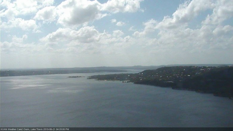 Lake Travis webcam, June 21, 2019 3:30 PM CT